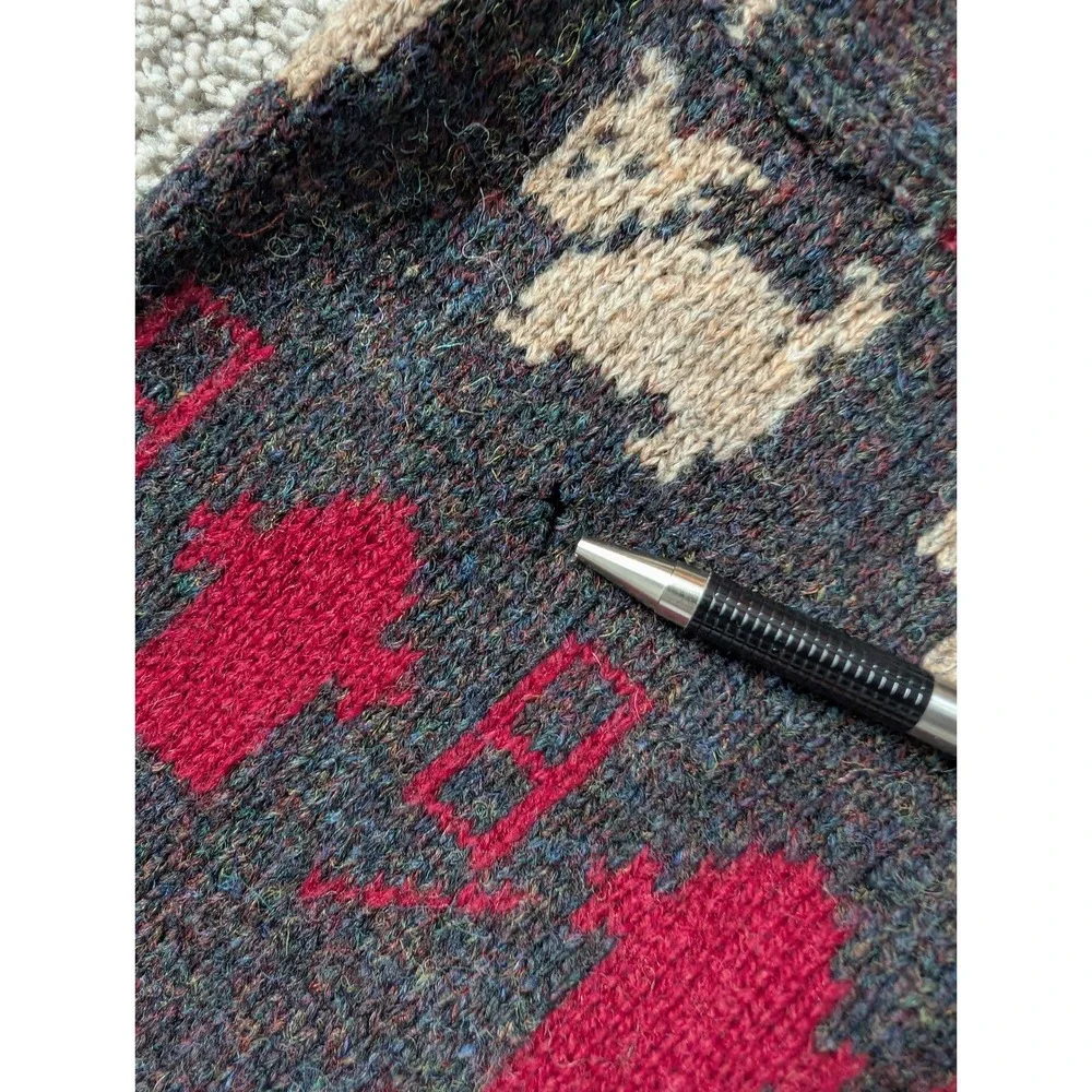 Vintage Marshall Field's Store for Men Made in Scotland Wool Scottie Dog Sweater